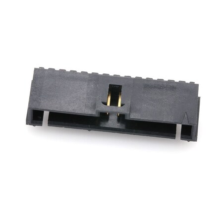 Molex Board Connector, 14 Contact(S), 1 Row(S), Male, Right Angle, 0.1 Inch Pitch, Solder Terminal, 705550048
